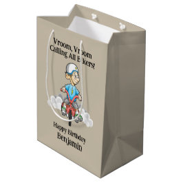 Bolsa De Regalo Mediana Llamando a Todos los Motociclistas