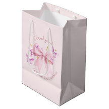 Lluvia de Bebé Lazo Rosa Mariposa