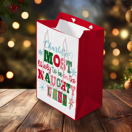 Bolsa De Regalo Mediana Lo más probable es que esté en la lista de travies