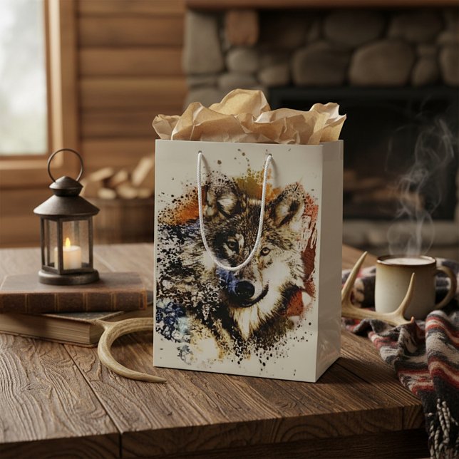 Bolsa De Regalo Mediana Lobo   (Subido por el creador)