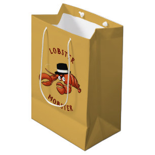Bolsa De Regalo Mediana Lobster Mobster 🦞 Gangster de Personalizado muy t
