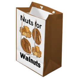 Bolsa De Regalo Mediana Locos por las nueces divertido