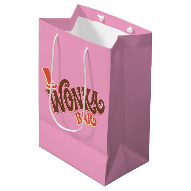 Bolsa De Regalo Mediana Logo de Wonka Bar (Angulo Anverso)