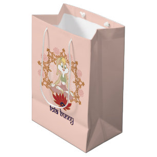 Bolsa De Regalo Mediana Lola Bunny Yoga Lotus Pose