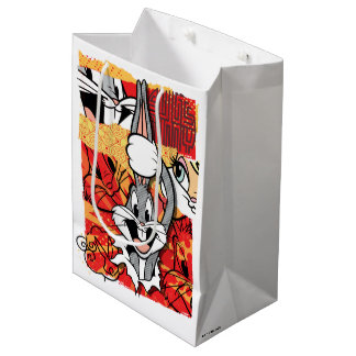 Bolsa De Regalo Mediana LOONEY TUNES™ | Gráfico emergente BUGS BUNNY™