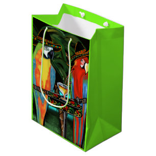 BOLSA DE REGALO MEDIANA LOROS DEL CINCO DE MAYO