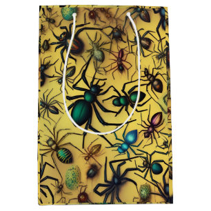 Bolsa De Regalo Mediana Los Amantes De Arachnid Se Atrevían A Las Espantos