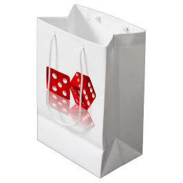 Bolsa De Regalo Mediana Los dados rojos de Las Vegas