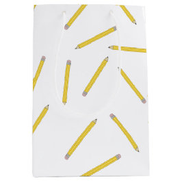 Bolsa De Regalo Mediana Los lápices de vuelta para los suministros escolar