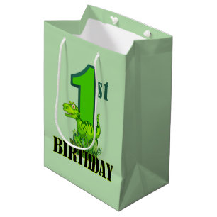 Bolsa De Regalo Mediana Los niños de Guay son los primeros fiestas de dino
