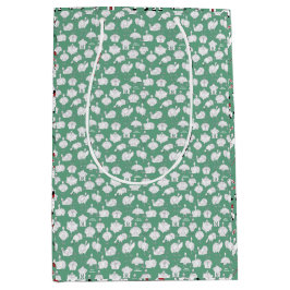 Bolsa De Regalo Mediana ¡Los pavos graciosos y la Navidad en la granja!