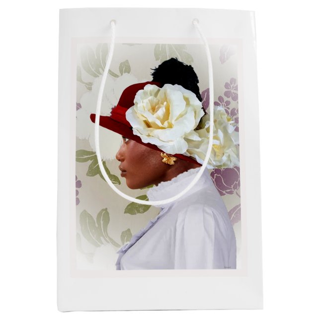 Bolsa De Regalo Mediana "Los roles de las mujeres negras en el renacimient (Anverso)