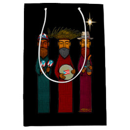 Bolsa De Regalo Mediana Los Tres Reyes Magos de Puerto Rico – Parranda