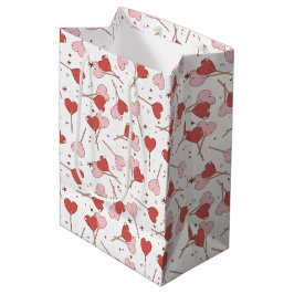 Bolsa De Regalo Mediana Love Pop Retro Valentine