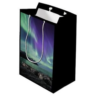 Bolsa De Regalo Mediana Luces boreales
