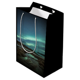 Bolsa De Regalo Mediana Luces boreales