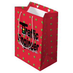 Bolsa De Regalo Mediana Luces de Ingeniero de Tráfico