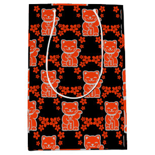 Bolsa De Regalo Mediana Lucky Japanese Maneki-neko
