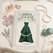Lujo Bolso Personalizado Verde Esmeralda para Dama