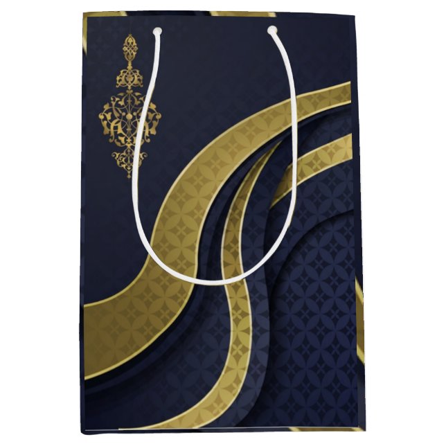 Bolsa De Regalo Mediana Lujo elegante real (Anverso)