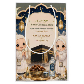 Bolsa De Regalo Mediana Lujo Hajj Mabroor Chibi Musulmán
