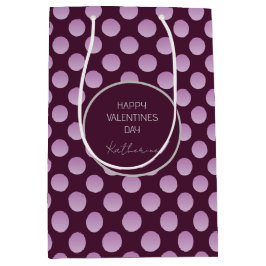 Bolsa De Regalo Mediana Lunares pastel 