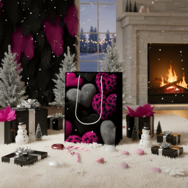 Bolsa De Regalo Mediana Luxury Dark Romantic Heart Gift Bag (Subido por el creador)