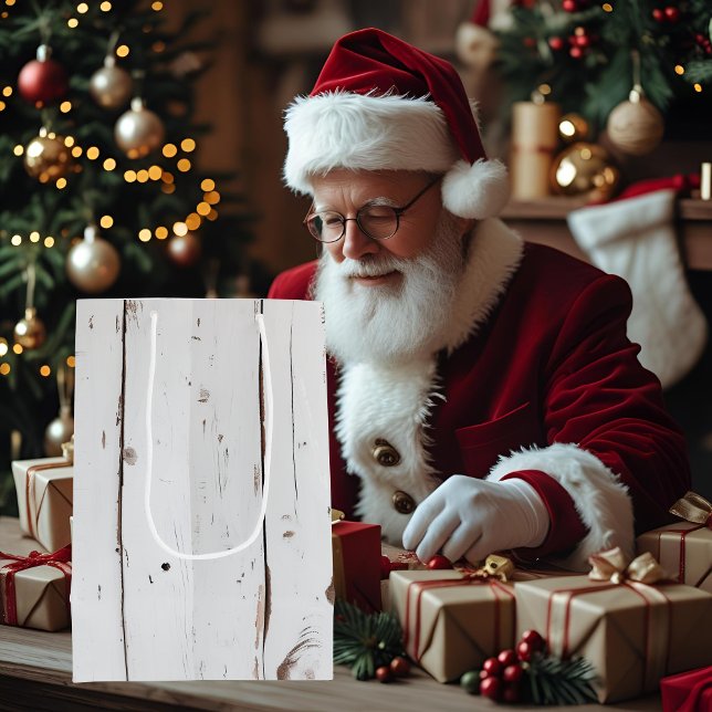Bolsa De Regalo Mediana Madera en problemas de una granja rústica (Subido por el creador)