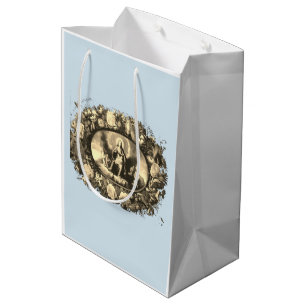 Bolsa De Regalo Mediana Madonna - María corona de flor - Vintage
