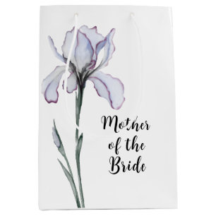 Bolsa De Regalo Mediana Madre de la novia Lavanda moderna Iris Boda