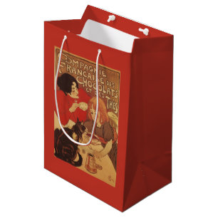 Bolsa De Regalo Mediana Madre e hija del Co del chocolate y del té