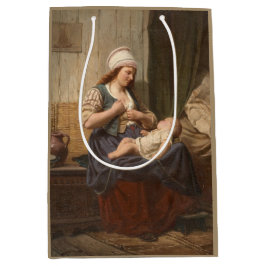 Bolsa De Regalo Mediana Madre sosteniendo a su hijo (por Rudolf Jordan)
