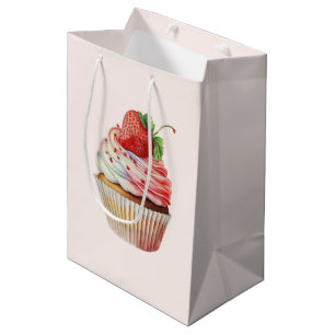 Bolsa De Regalo Mediana Magdalena Dulce de Fresa Postre