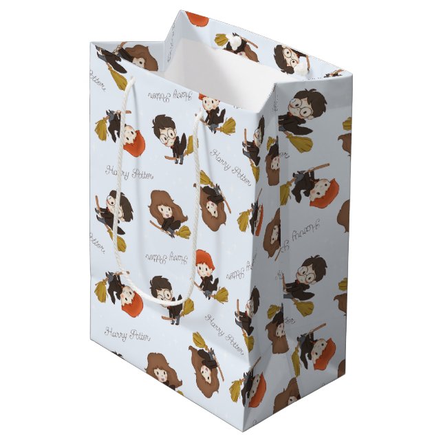 Bolsa De Regalo Mediana Magical HARRY POTTER™ y Hogwarts Cumpleaños (Angulo Anverso)