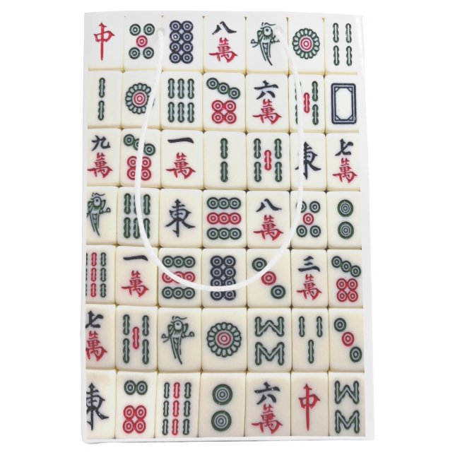 Bolsa De Regalo Mediana Mahjong Tiles (Anverso)