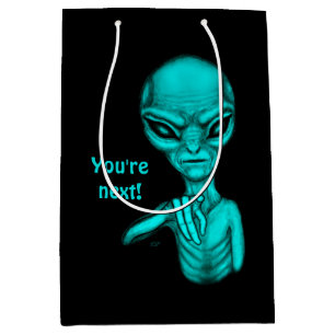 Bolsa De Regalo Mediana ¡Mala Alien, eres la siguiente!