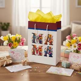 Bolsa De Regalo Mediana MAMA Floral