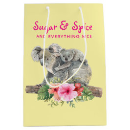 Bolsa De Regalo Mediana Mamá y bebé Koala tienen una cuberícula