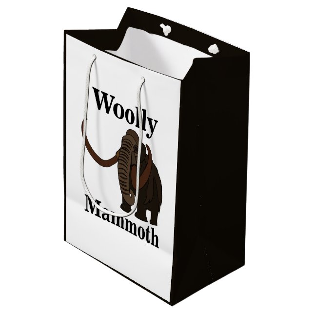 Bolsa De Regalo Mediana Mamut Lanudo  (Angulo Anverso)