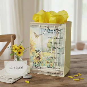 Bolsa De Regalo Mediana Manta de felpa personalizada hermosa