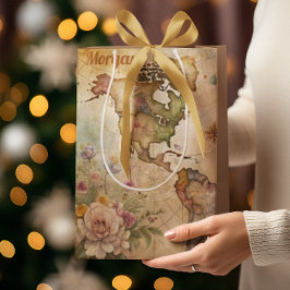 Bolsa De Regalo Mediana Mapa de cosecha personalizada