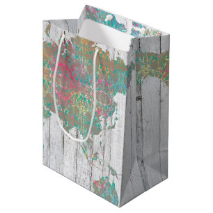 Bolsa De Regalo Mediana Mapa II de Boho