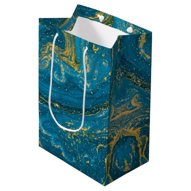 Bolsa De Regalo Mediana Marble (Angulo Anverso)