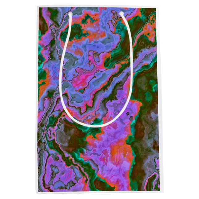 Bolsa De Regalo Mediana Marble agrio (Anverso)