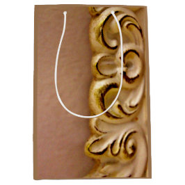 Bolsa De Regalo Mediana Marco dorado