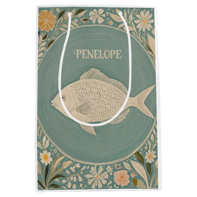 Bolsa De Regalo Mediana Mareas tranquilas personalizadas (Anverso)