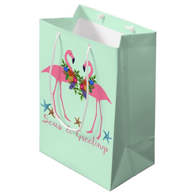 Bolsa De Regalo Mediana Mares y saludos Casa de la Moneda Navidades de Fla (Angulo Anverso)