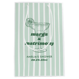 Bolsa De Regalo Mediana Margs y Matrimonio Retro Despedida de Soltera