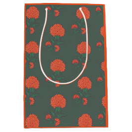 Bolsa De Regalo Mediana Marigold on Green (Cup of Laughter)