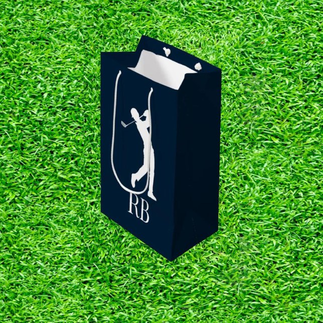 Bolsa De Regalo Mediana marina Blue Golf (Tee Off with Thoughtful Treasures!)